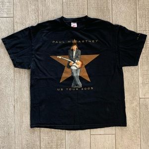 2005 y2k vintage paul mc cartney us tour tee